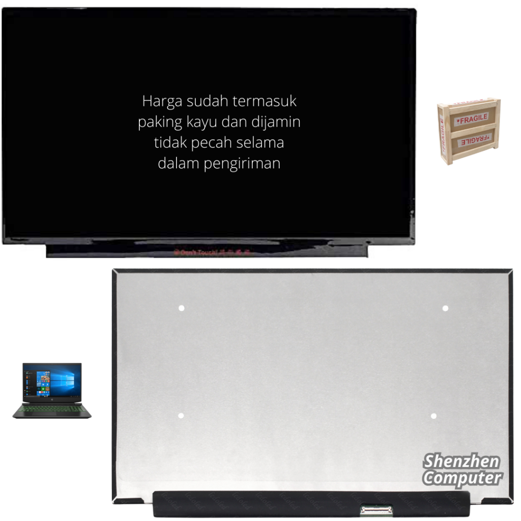 Layar LCD HP PAVILION GAMING 15-EC0001AX EC2047AX EC1016AX EC1024AX EC2008AX B156HAN02.1 original