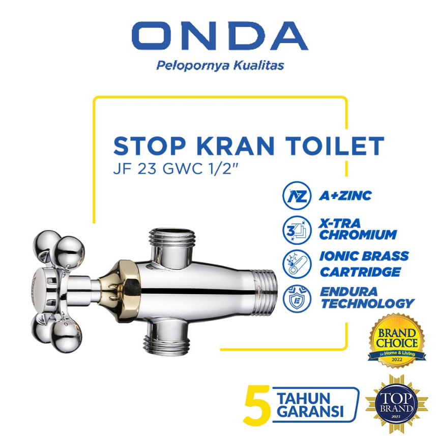 Stop kran T kran Onda Shower Closet Bidet