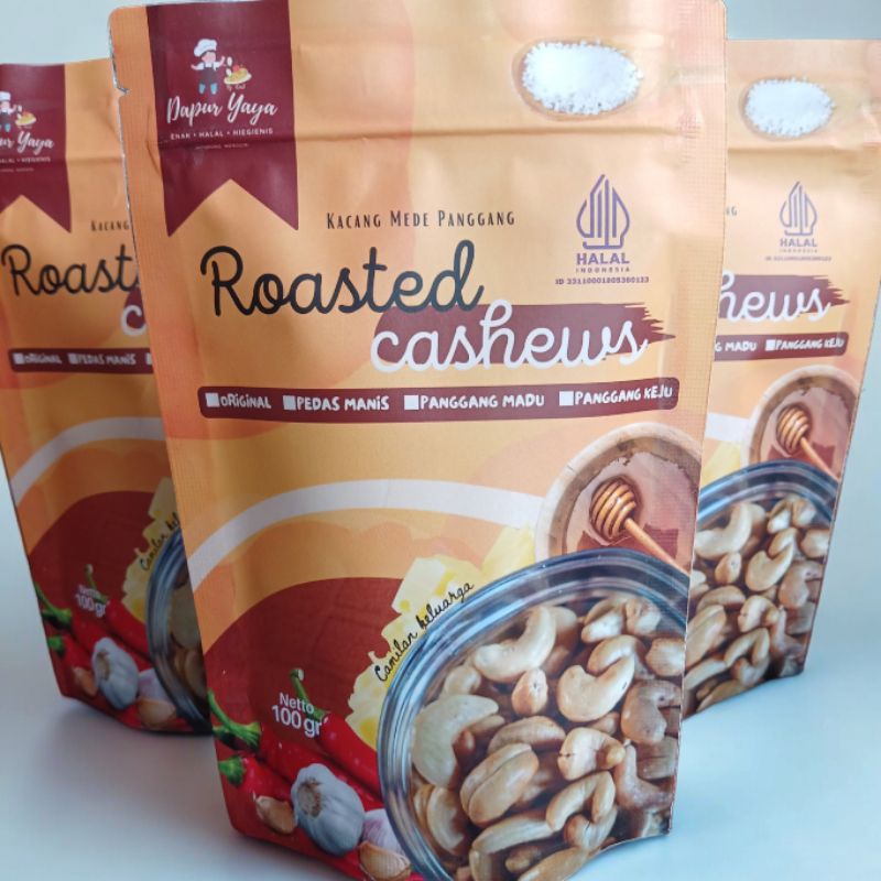 

roasted cashews / kacang mete panggang 100 gr super asli wonogiri