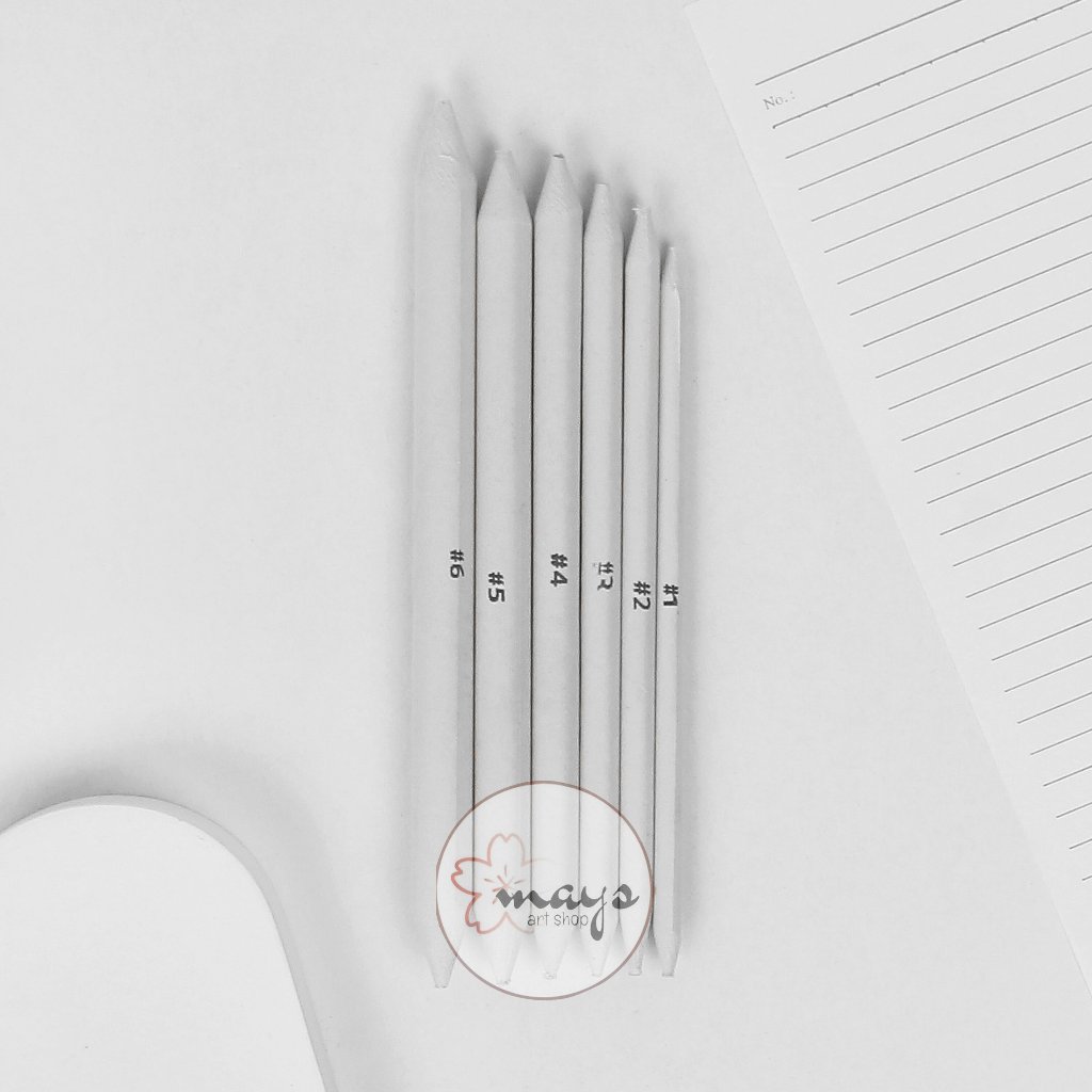 

Paper Stump Set Isi 6 Pcs - Paper Pencil - Pensil Blending Dusel Sketsa Sketch