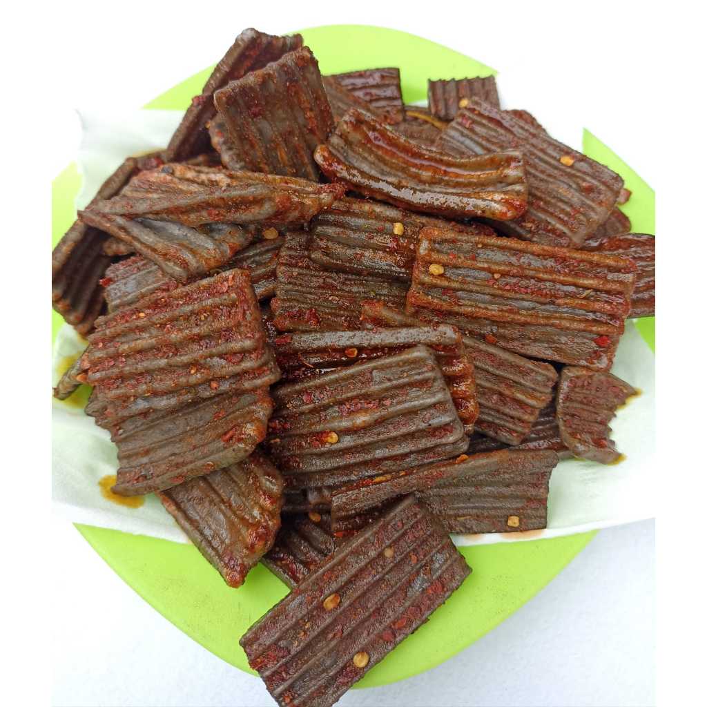 

KURUPUK JENGKOL PEDAS DAUN JERUK / KURUPUK JENGKOL BANTAT KEMASAN 250 GRAM