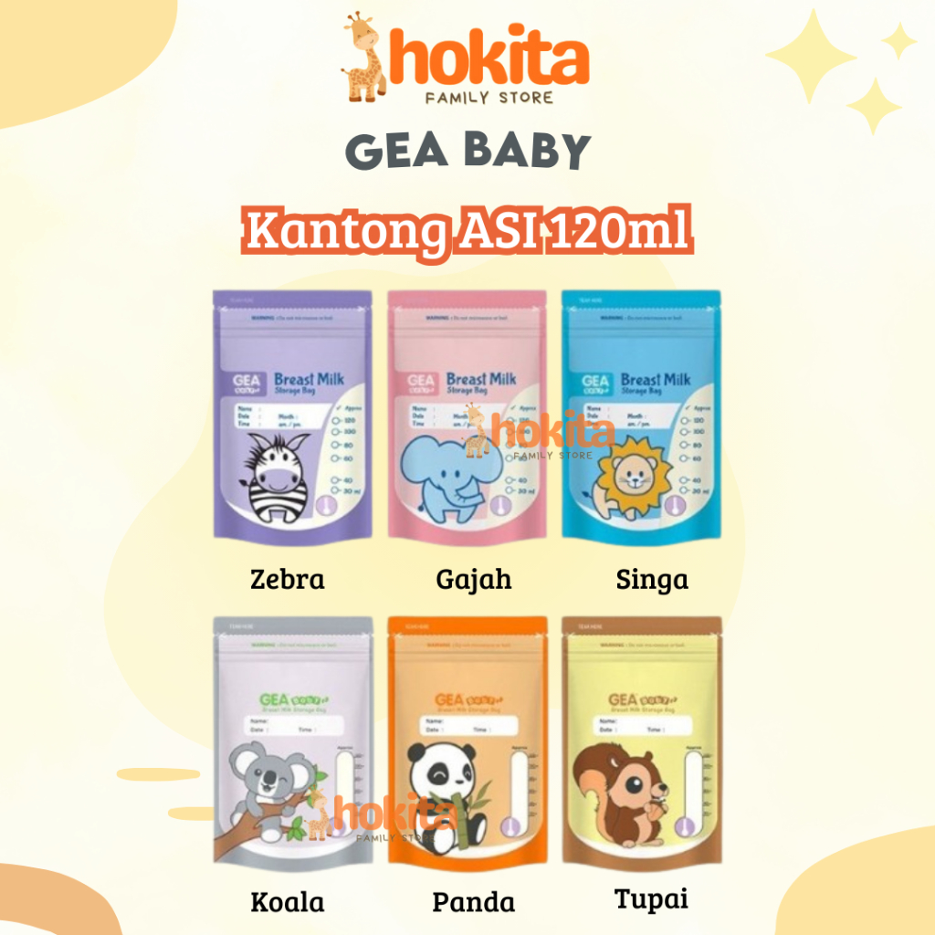 GEA Baby Kantong ASI / Kantong ASI 120 ml Plastik ASI