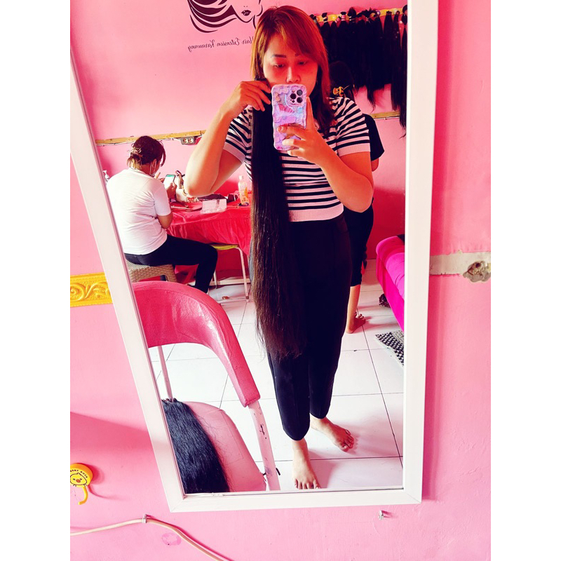 rambut sambung 90 cm