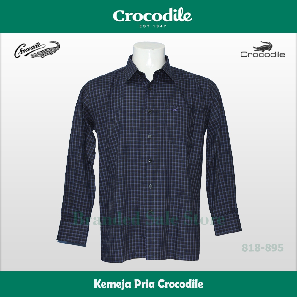 Kemeja Pria Lengan Panjang / Baju Lengan Panjang Crocodile  818-895