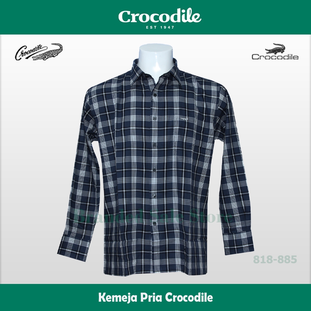 Kemeja Pria Lengan Panjang / Baju Lengan Panjang Crocodile 818-885-02