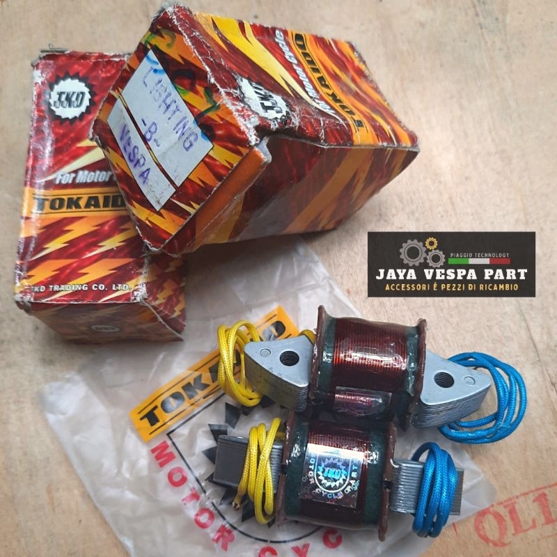 Spul Lampu Vespa Smallframe PTS Super Sprint Bajaj Original Tokaido