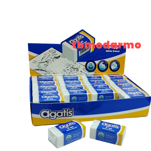 

TBMO (PACK) AGATIS ERASER ECO WHITE/BLACK/PASTEL ISI 40