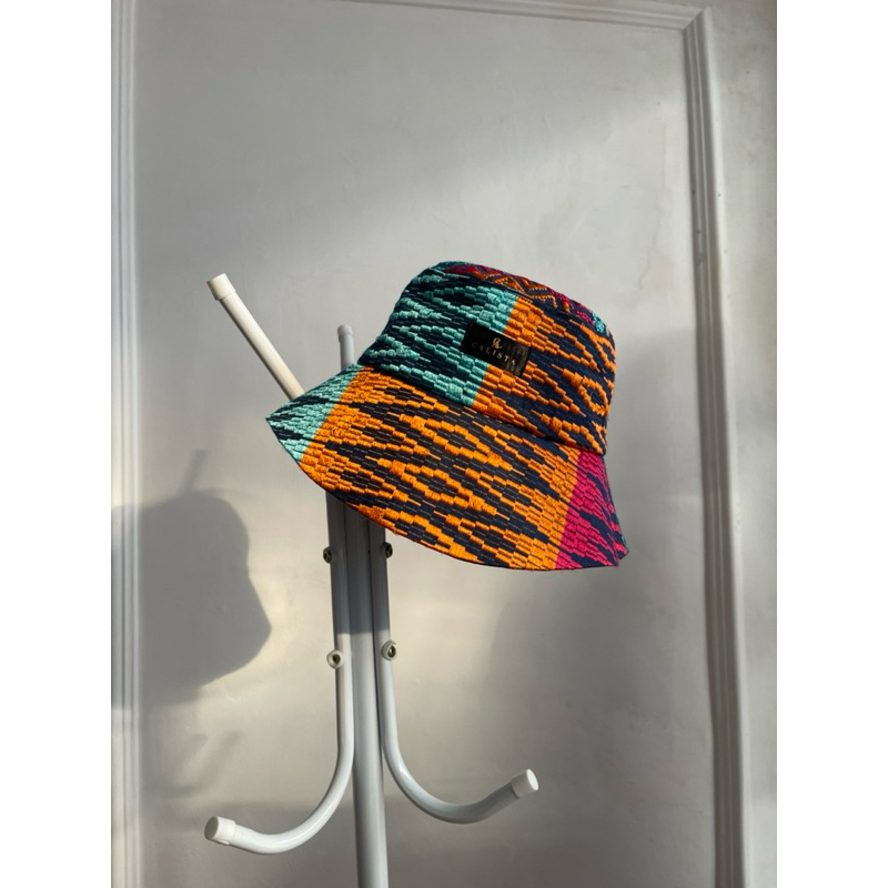 [CALISTA] Handmade Bucket Hat Kain Tenun LIMITED STOCK Topi Tenun Premium