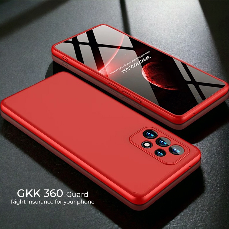 GKK Casing Samsung A13 A23 A33 A53 A73 Armor 360 Full Cover Hard Case