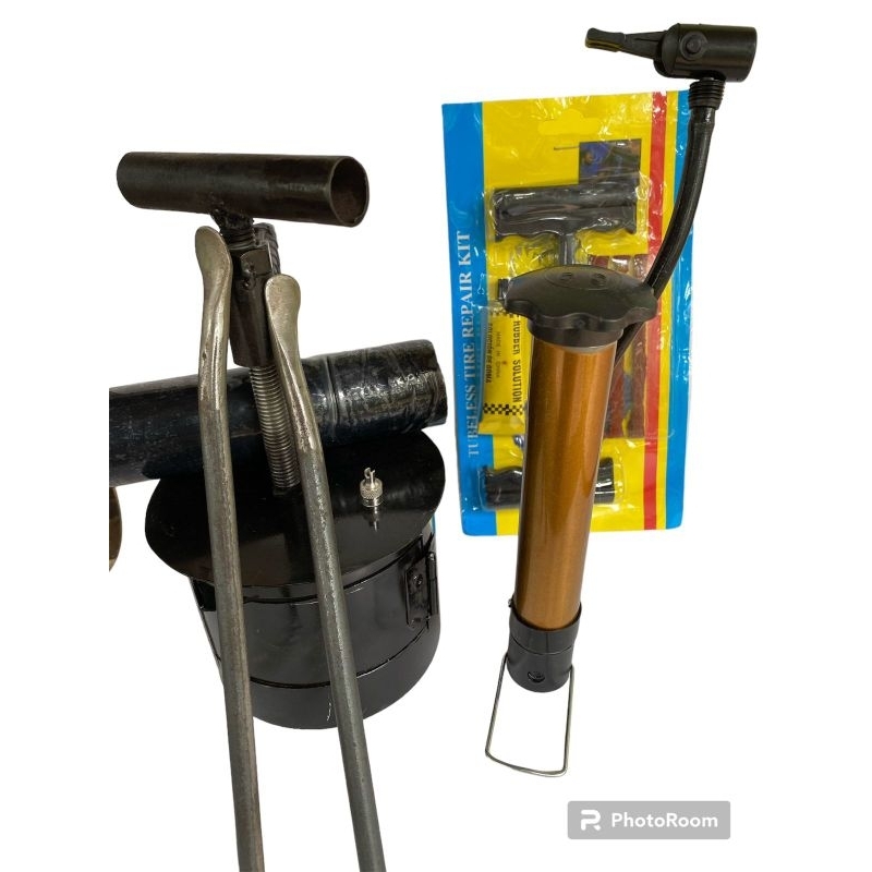 PAKET hemat. (tambal ban, pompa, tambal tubles)