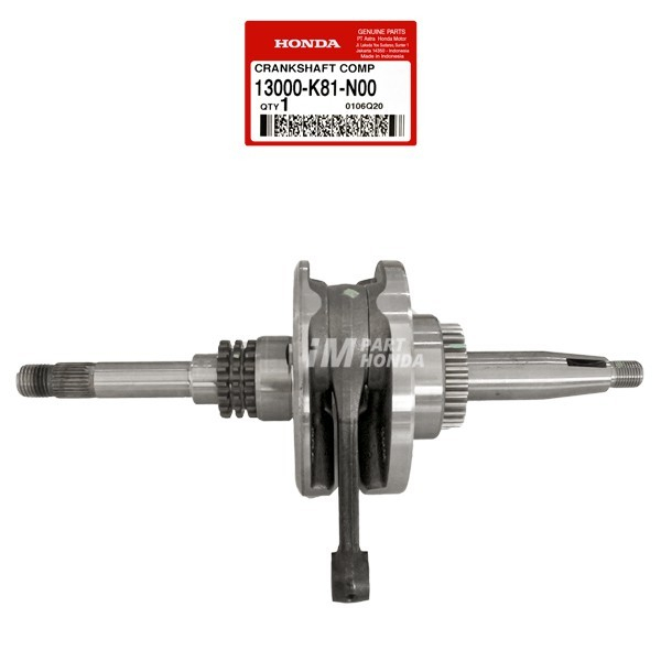 KRUK AS BANDUL / STANG SEHER / CRANKSHAFT ASSY KOMPLIT BEAT FI SPORTY ESP / POP / STREET - SCOOPY - 