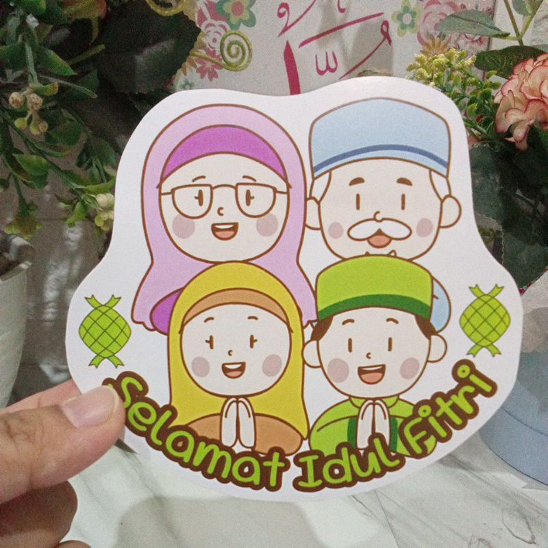 

10pcs Amplop Lebaran 3d Family