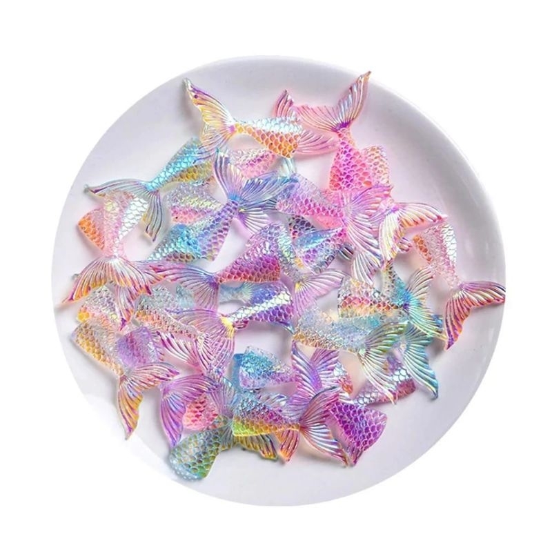 {YM} HIASAN KUE ULANG TAHUN KARAKTER EKOR PUTRI DUYUNG / DEKORASI KUE ULANG TAHUN EKOR MERMAID MINI 