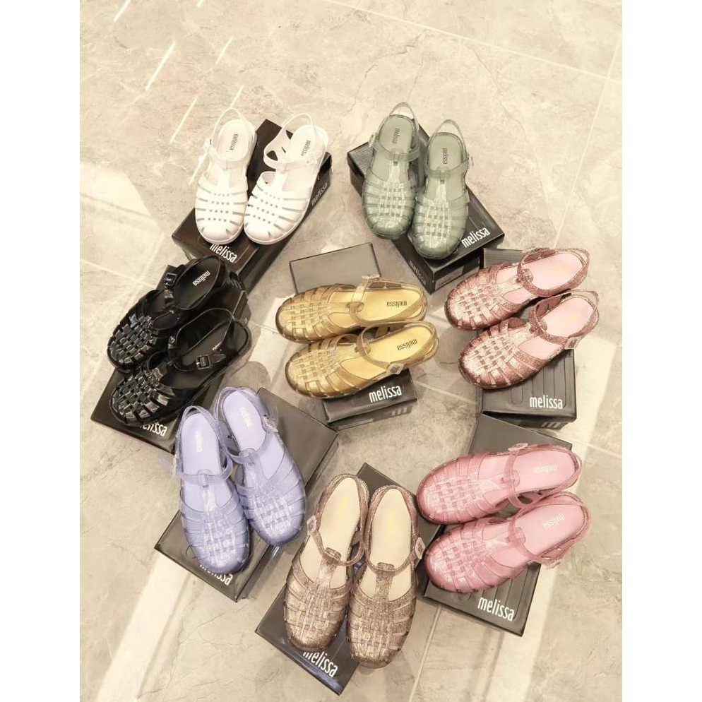 HARGA TERMURAAH MELISSA POSSESSION GLITTER  MELISSA OBSESSED 11 LIKE ORI MINIMEL JELLY SHOES