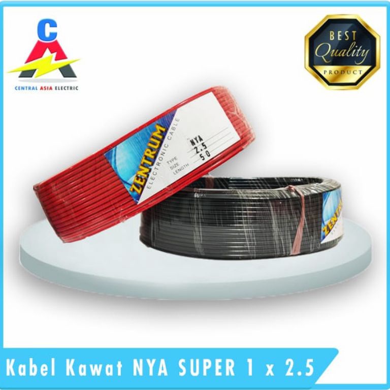 STOK TERBARU Kabel Listrik Kawat NYA Super 1 x 25 43 Meter Kawat Besar