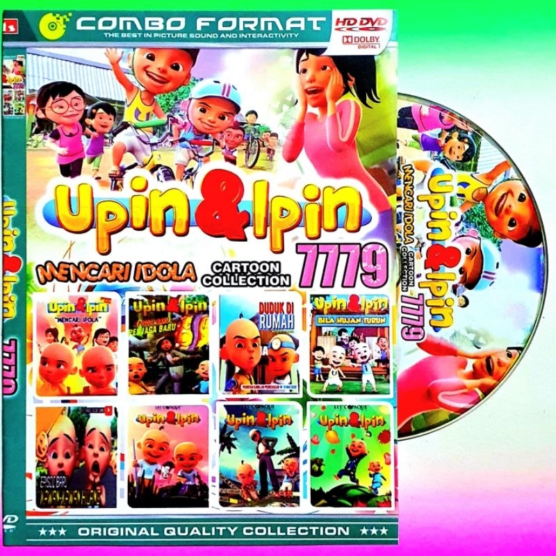 TERLARIS Kaset Dvd Film Kartun Upin Ipin - Kaset Dvd Film Animasi Anak Anak
