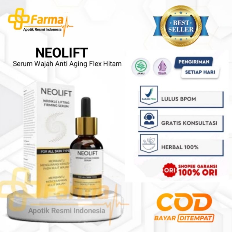 DISTRIBUTOR RESMI NEOLIFT INDONESIA - NEOLIFT ASLI ORIGINAL - NEOLIFT SERUM WAJAH ANTI AGING HILANGK