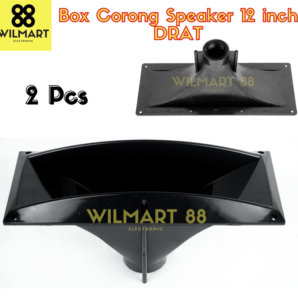 STOK TERBATAS 2 Pcs Corong Tweeter 12   Inch  Box Speaker  Horn Drat Driver Drat  Hord Speaker Plast