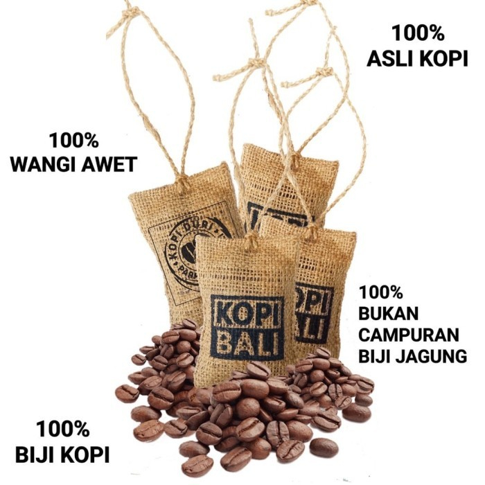 Pengharum Ruangan Kopi bali Karung Pengharum Mobil Aroma Kopi
