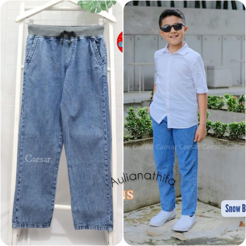Ready stok Celana Jeans Anak Unisex by caesar Soft Jeans