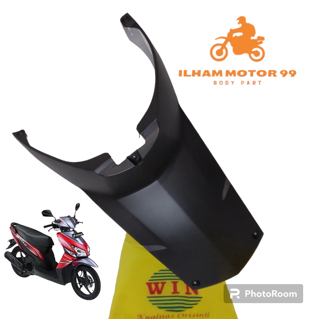 Cover Center Tank Tangki Bawah Jok Tutup Mesin Honda Vario 110 Lama Old Karbu KVB Merek WIN / Cover 