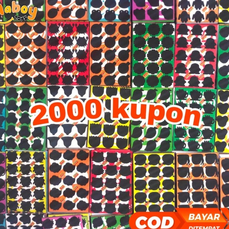 On Sale MAINAN GOSOKAN BOM 15 16 18 2 TITIK MOTIF CAMPUR WARNA WARNI TERMURAH SUSAH DI TABAK BAHAN T