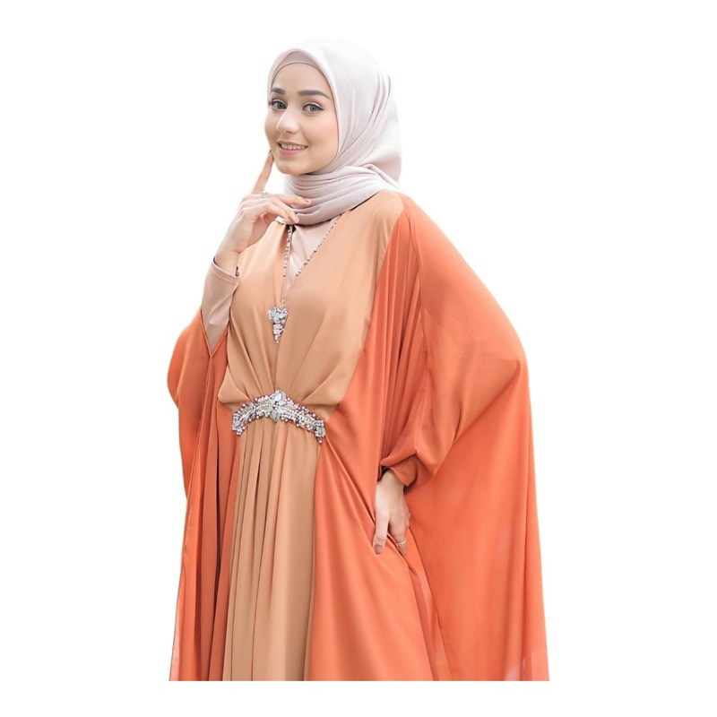 Kaftan Azzura Kaftan Lebaran Viral