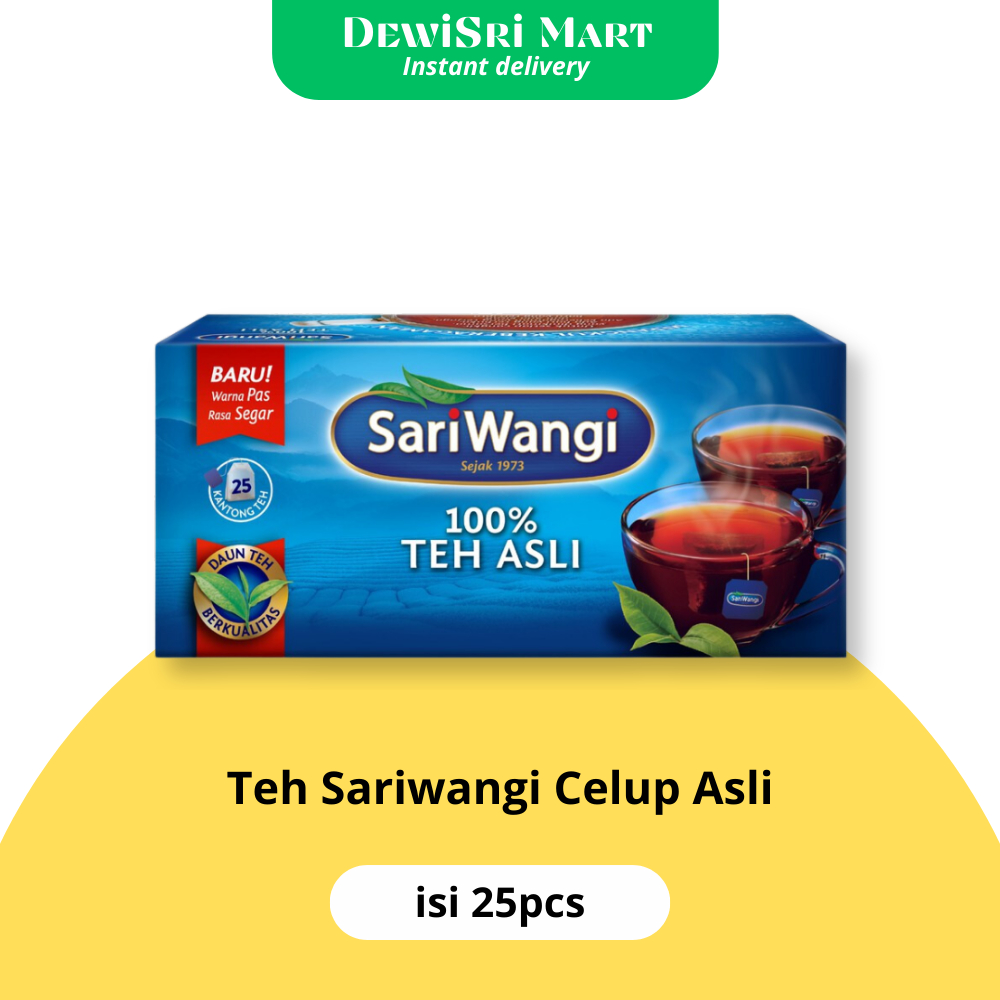 

Teh Sariwangi Celup 25's Asli original - Dewi Sri Mart