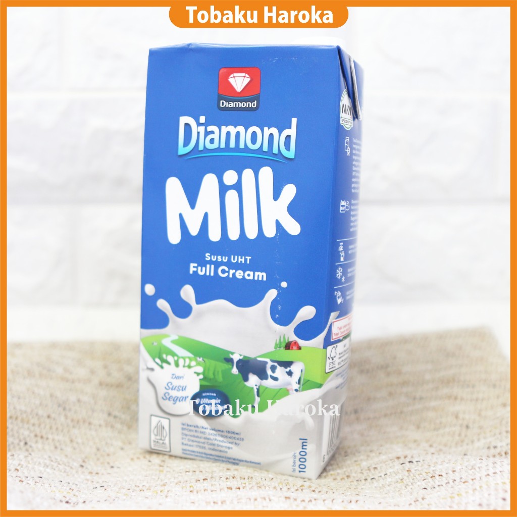 

Diamond Milk UHT Full Cream 1L - Susu UHT Full Cream