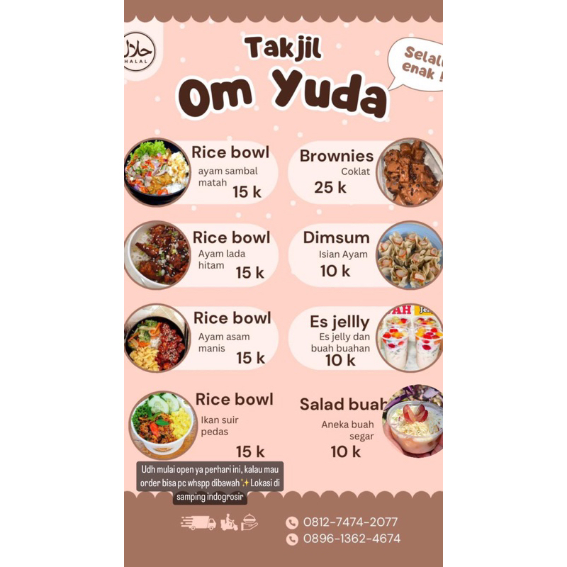 

takjil oom yuda