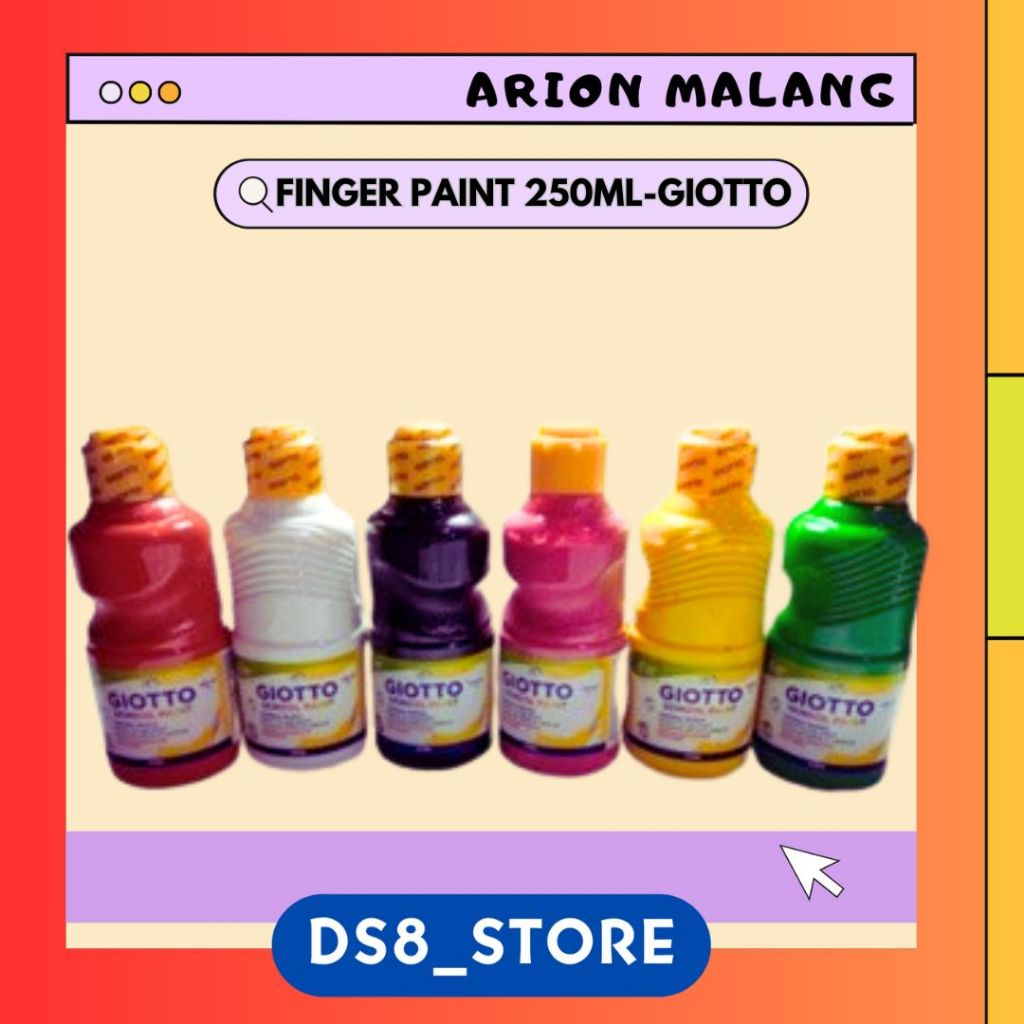 

Fingerpaint Cat Satuan 250 ml GIOTTO