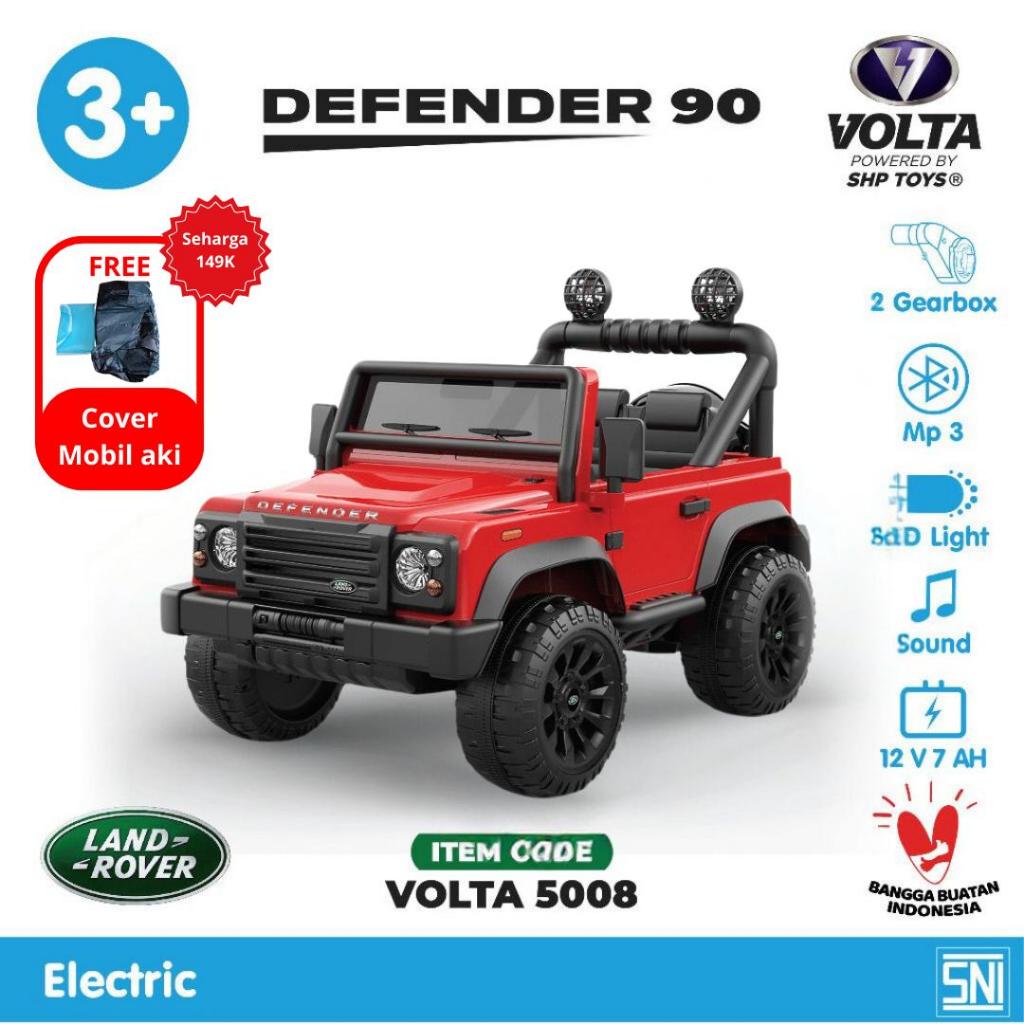 Land Rover Defender 90 Volta Toys by SHP (Volta 5008) Mobil Mainan Aki Remote Control