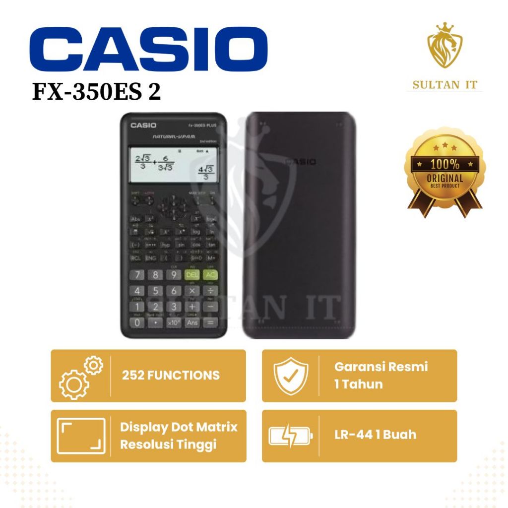 

Kalkulator Casio FX 350 ES PLUS 2nd Edition Scientific Original