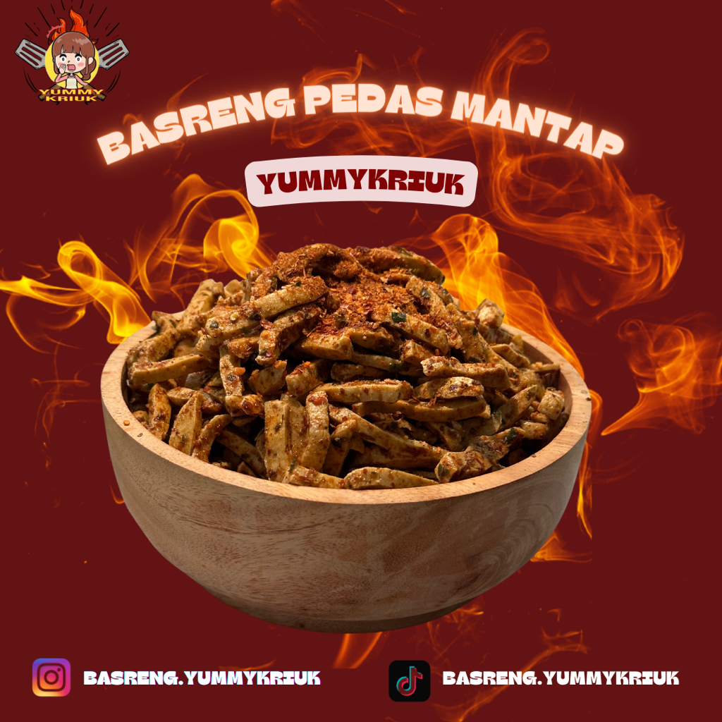 

[BASRENG] STIK YUMMYKRIUKK PEDAS DAUN JERUK 350GR