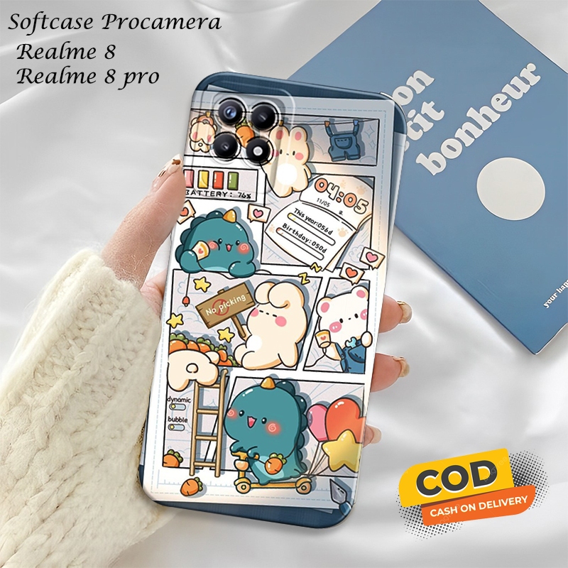 Casing Hp Realme 8 5G / 8 Pro Terbaru - Bahan ProCamera - Silicon Lentur - Case Realme 8 5G / 8 Pro 