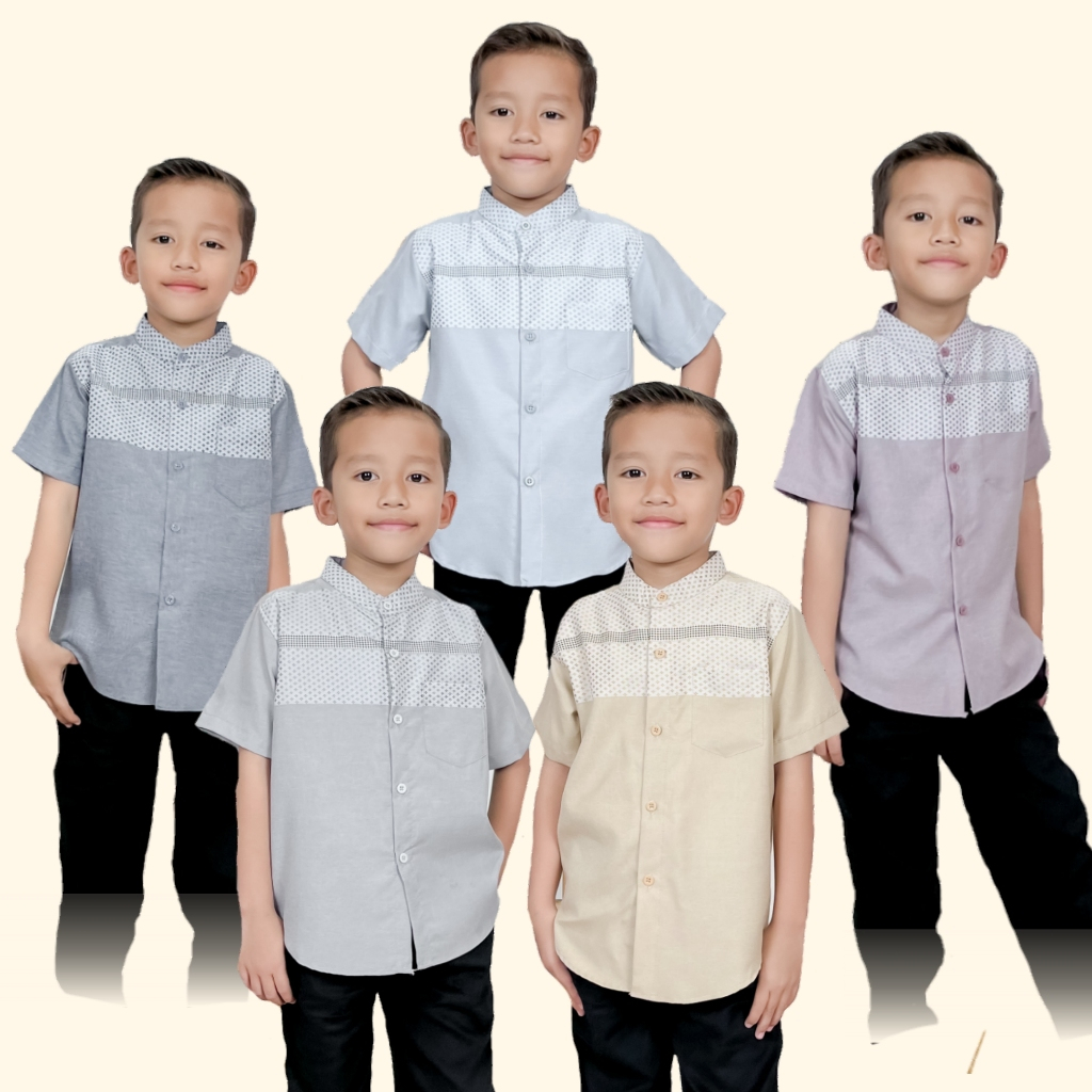 Baju Koko anak Laki Laki Kemko Anak Madinah