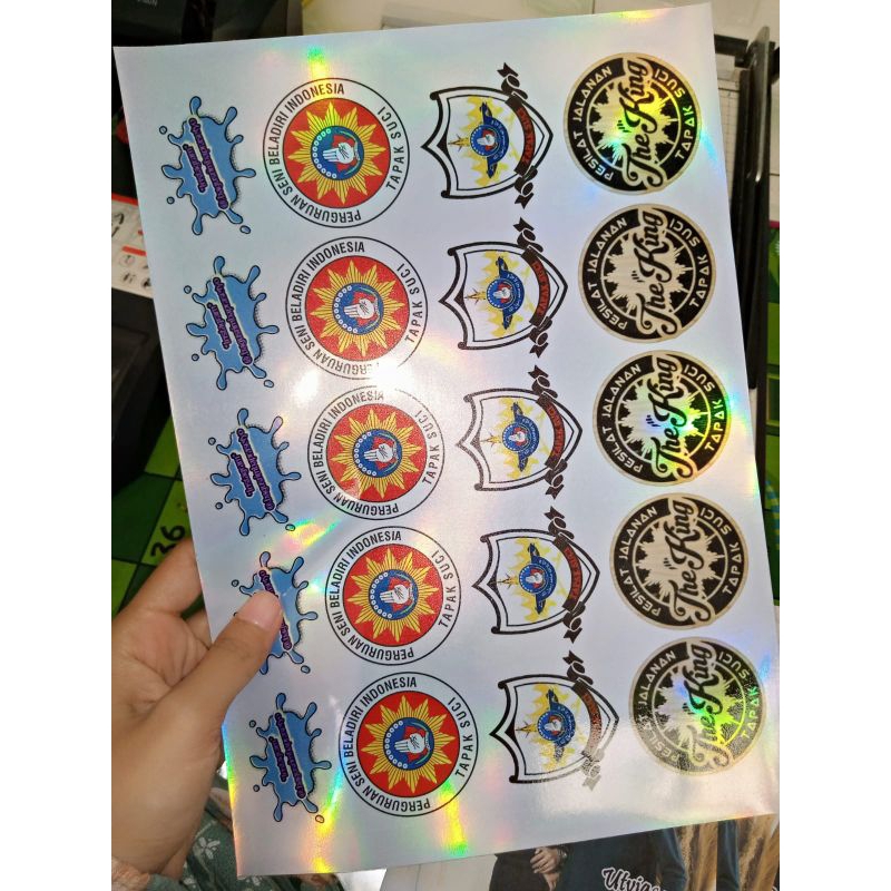 

cetak sticker hologram A4