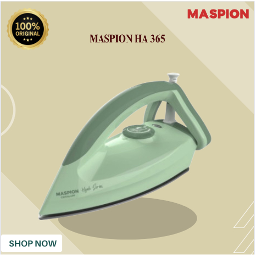 SETRIKA MASPION HA 365 Hijab Series Setrika/HA-365/HA365/HA 365/MASPION SETRIKA HIJAB/GARANSI RESMI