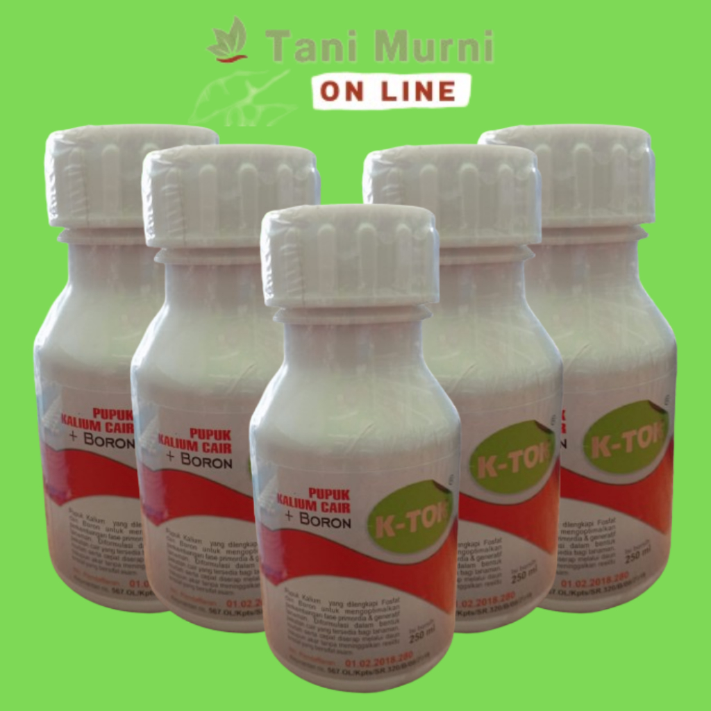 Pupuk Kalium Cair + Boron K-TOK 250 Ml