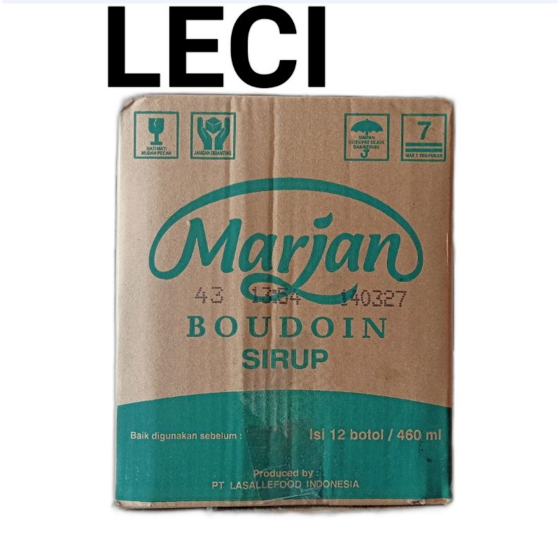 

Marjan Boudoin Leci 460ml x 12 Botol Per Dus