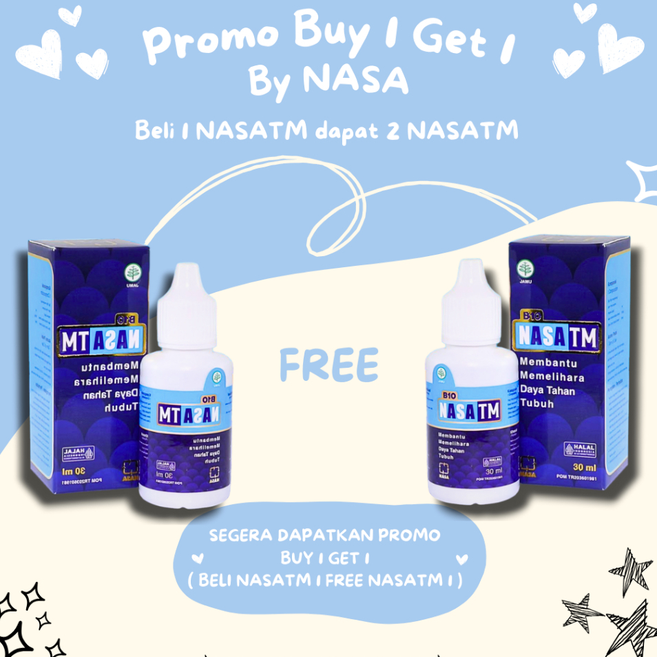Promo Buy 1 Get 1 - Beli Obat 8IO NSTM 1 dapat 2 8IO NSTM NASATM - Beli 1 NSTM Free 1 NSTM - Origina