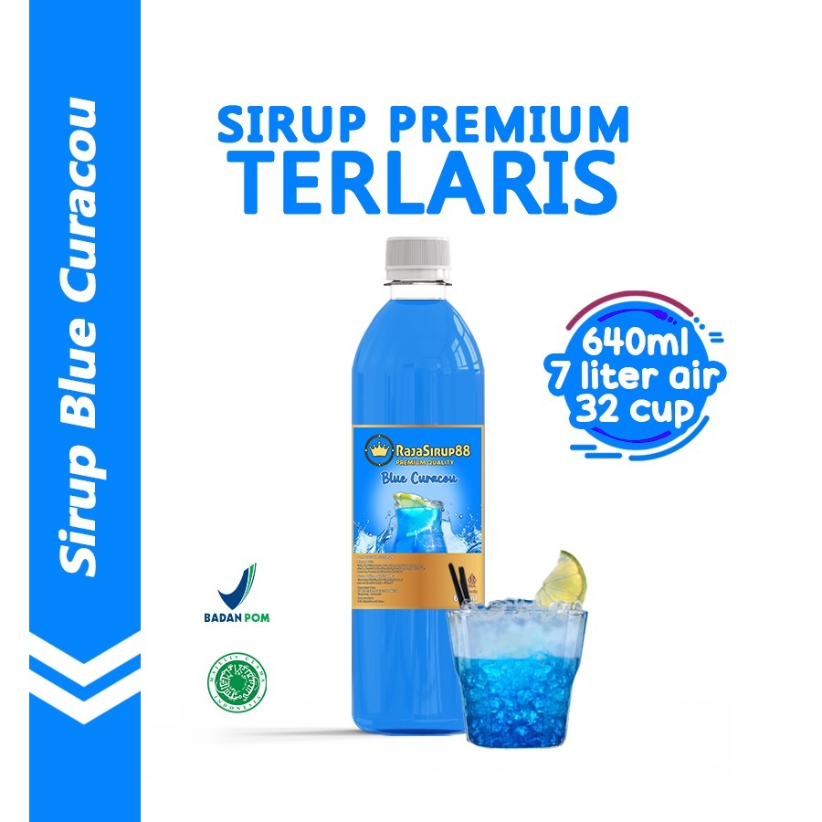 

Syrup Premium Rasa Blue Curacou / Minuman Sirup Halal 640ml