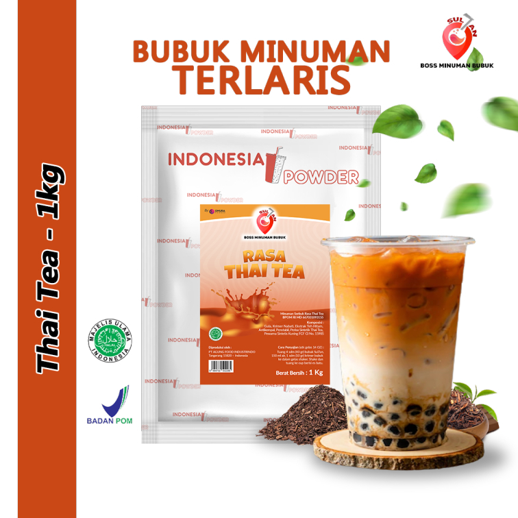 

Powder Minuman SUL7AN Rasa Thai Tea 1 Kg