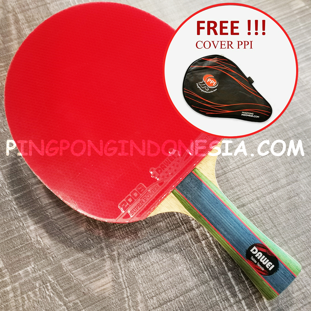 Dawei Carbon Set - Rakitan Blade Kayu Bet Bat Pingpong Tenis Meja