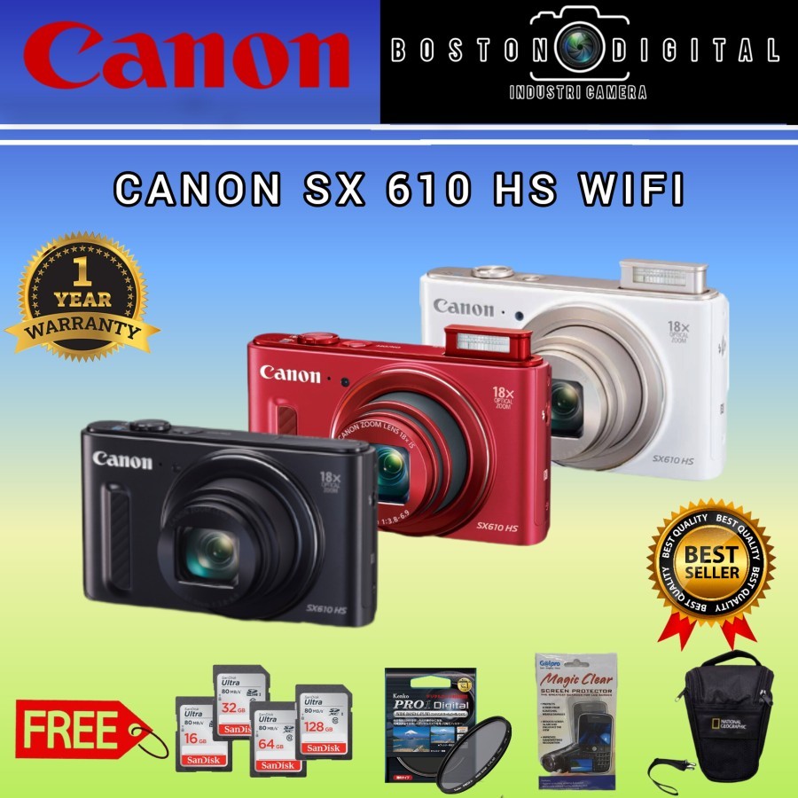 CAMERA CANON SX610 HS WIFI / CAMERA DIGITAL SX610HS WIFI