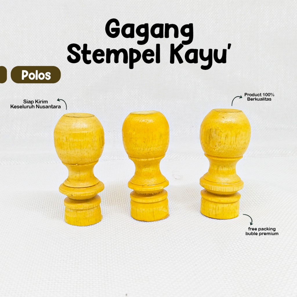 

[NEW] GAGANG STEMPEL KAYU POLOS