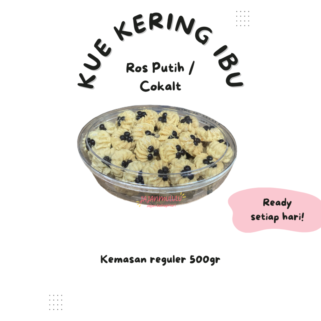 

Kue Kering Ibu Ros Putih/ Ros Coklat