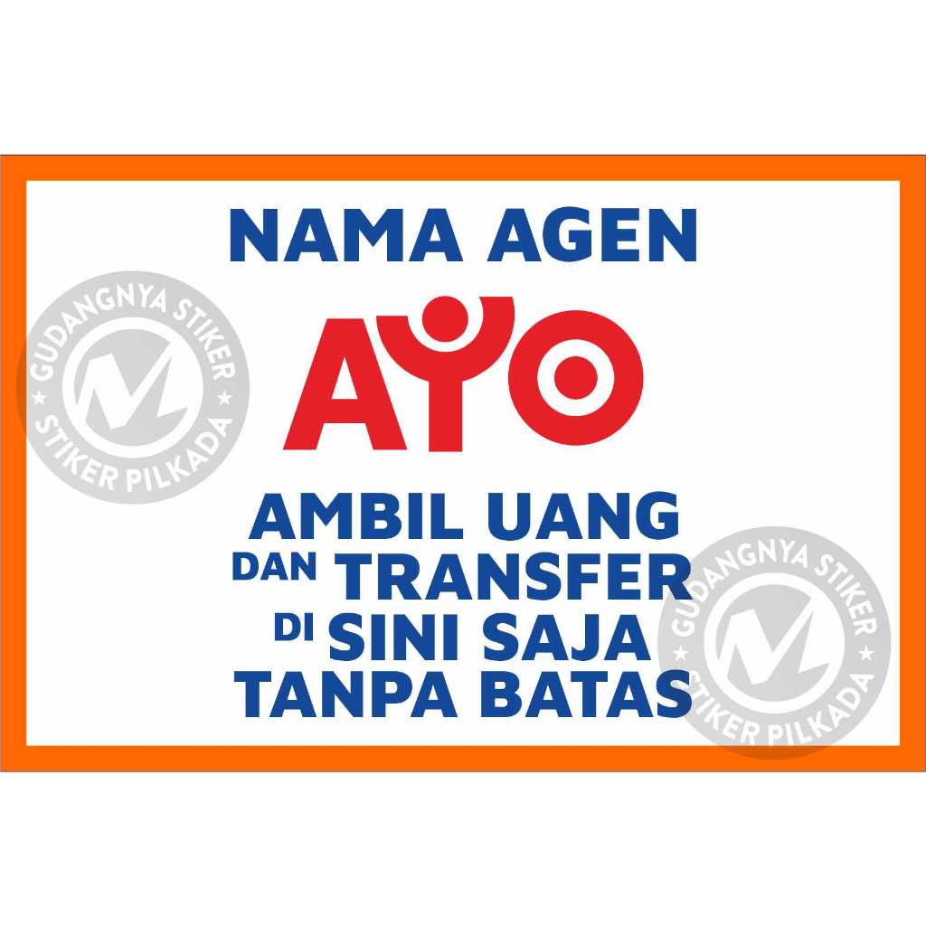

STIKER VINYL HIASAN MEJA KONTER MINI ATM AYO KE AMBIL UANG