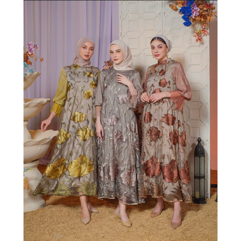 [Jastip] Heaven Lights HAIFA EMBROIDERY DRESS