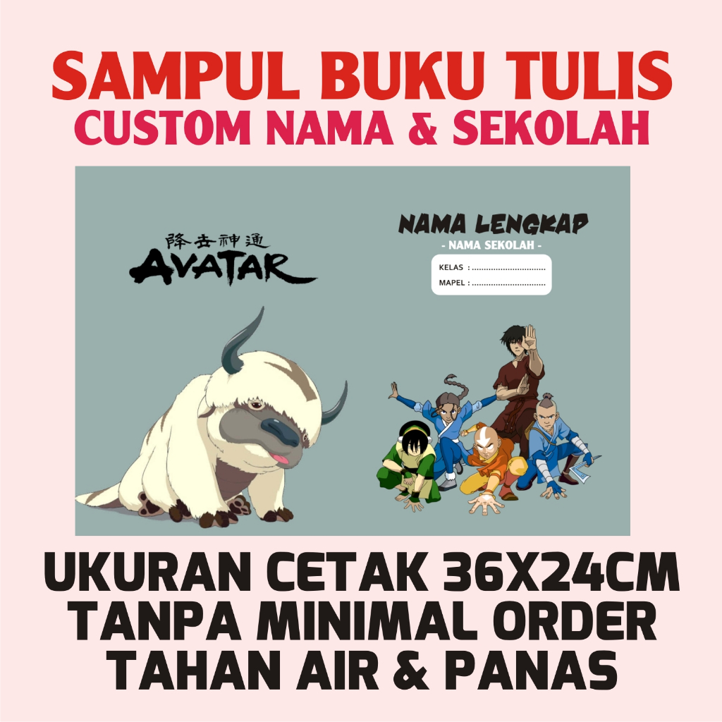 

Sampul Buku Tulis Custom Nama Satuan